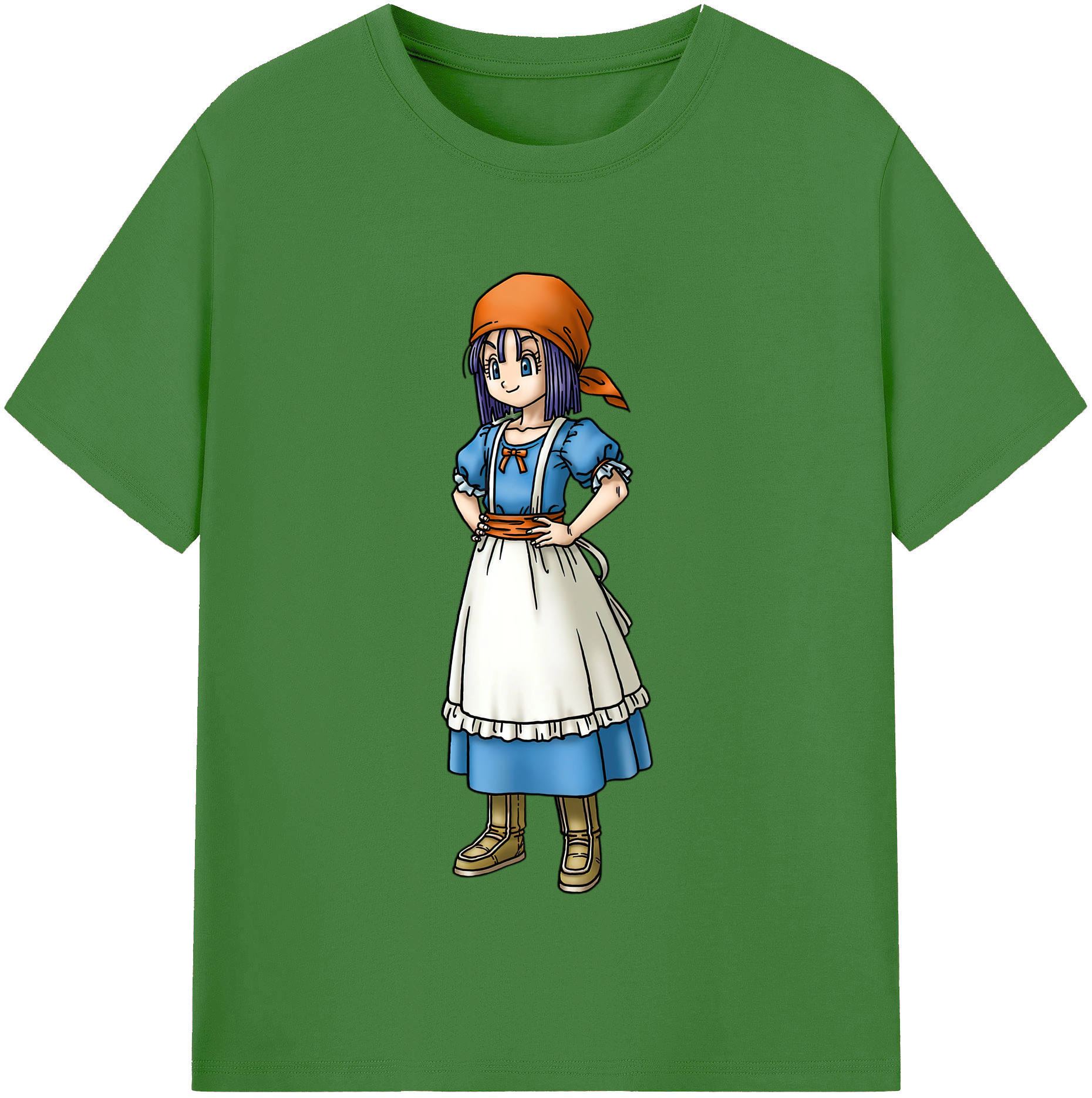 （画像用） ドラゴンクエスト Doragon Kuesuto Dragon Quest レディースカジュアルプリントTシャツ（綿100％）